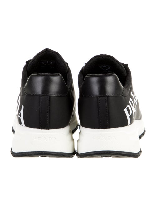 Prada Nylon Graphic Print Sneakers