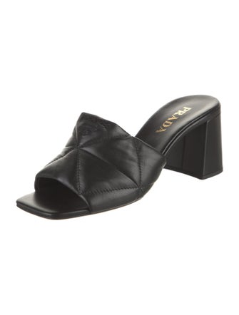 Prada Leather Slides