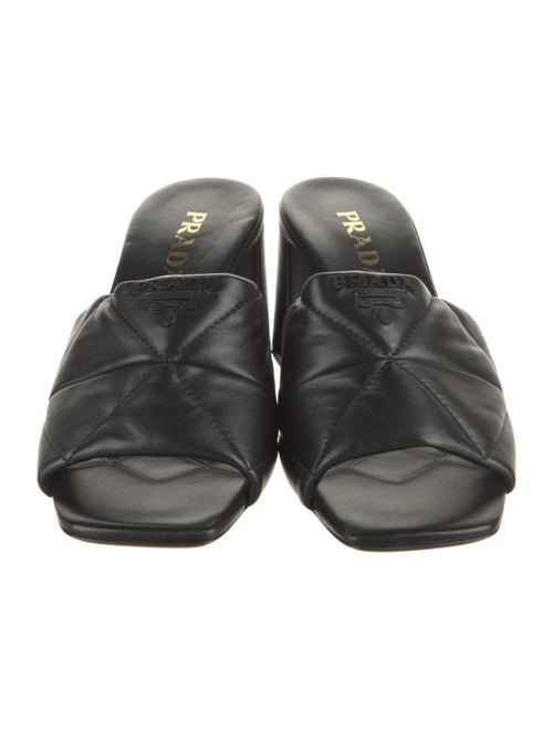 Prada Leather Slides