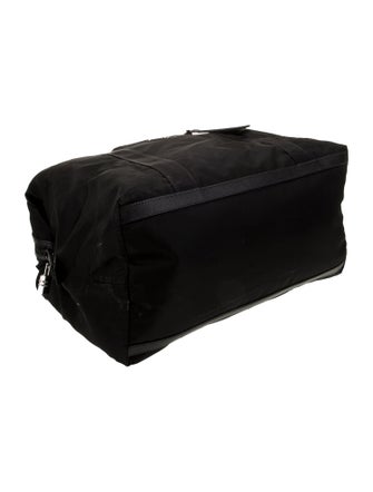 Prada Enameled Metal Triangle Top Handle Bag