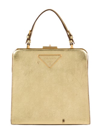 Prada Saffiano Lux Leather Top Handle Bag