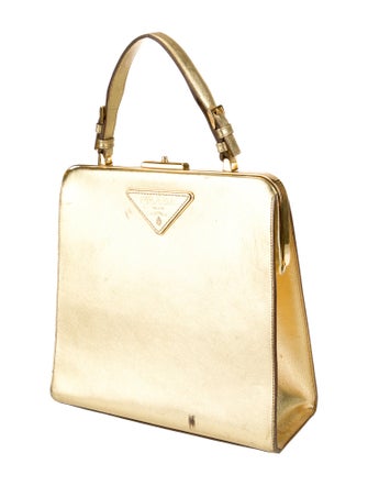 Prada Saffiano Lux Leather Top Handle Bag