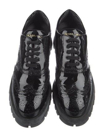 Prada Patent Leather Oxfords