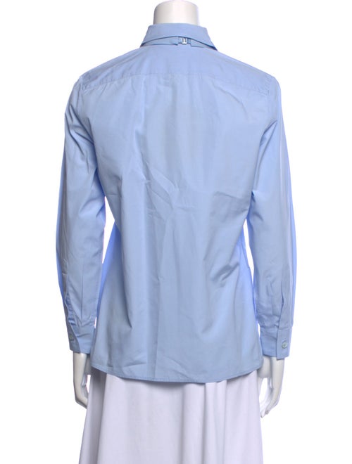Prada 2024 Long Sleeve Button-Up Top