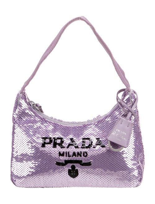Prada Enameled Metal Triangle Re-Edition 2000
