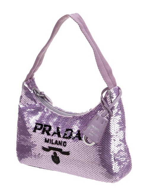 Prada Enameled Metal Triangle Re-Edition 2000