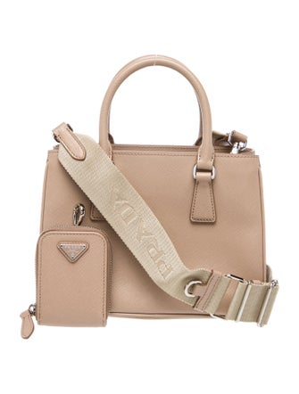 Prada Saffiano Leather Galleria Tote Micro