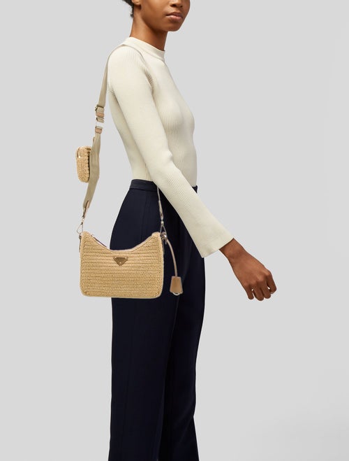 Prada Enameled Metal Triangle Re-Edition 2005