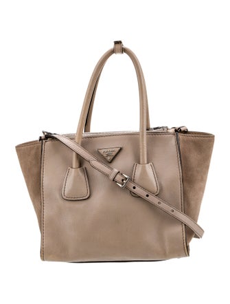 Prada Glace Calf Leather Twin Pocket