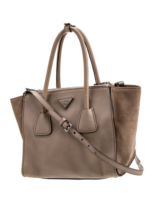 Prada Glace Calf Leather Twin Pocket