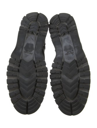 Prada Leather Combat Boots