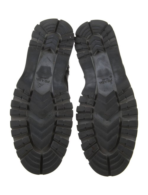 Prada Leather Combat Boots