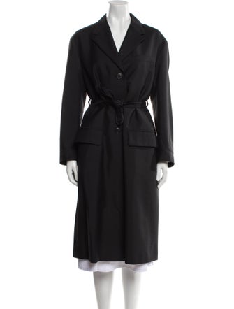 Prada 2018 Mohair Trench Coat