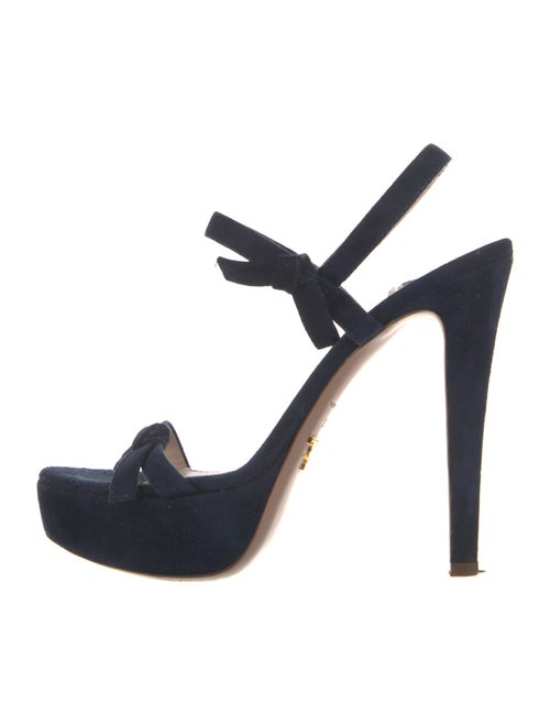 Prada Suede Slingback Sandals