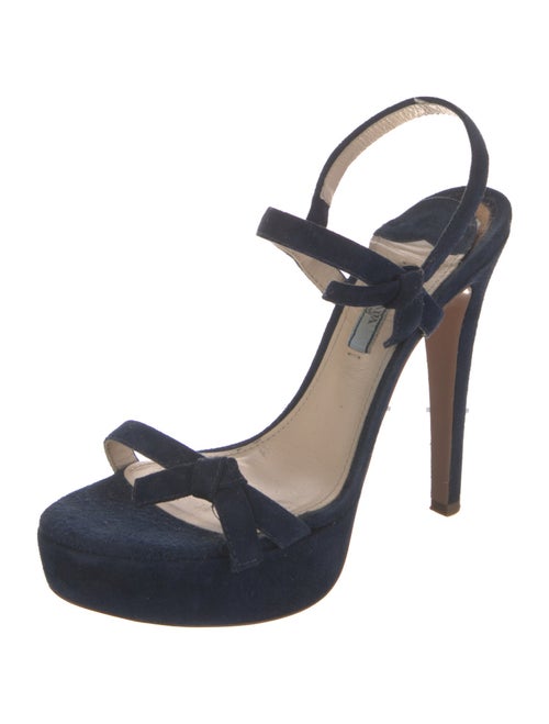 Prada Suede Slingback Sandals