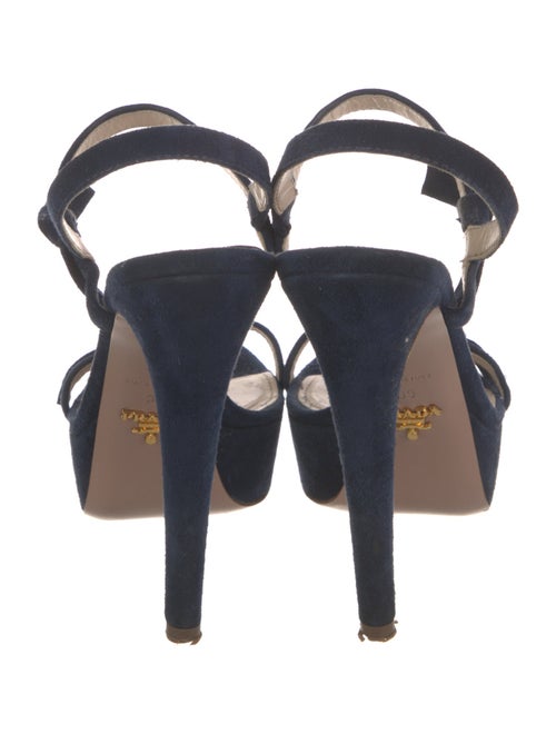 Prada Suede Slingback Sandals