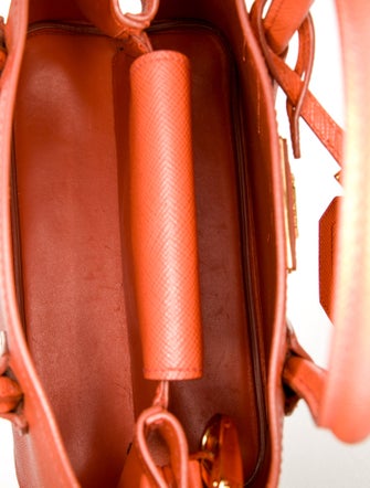 Prada Saffiano Lux Leather Top Handle Bag