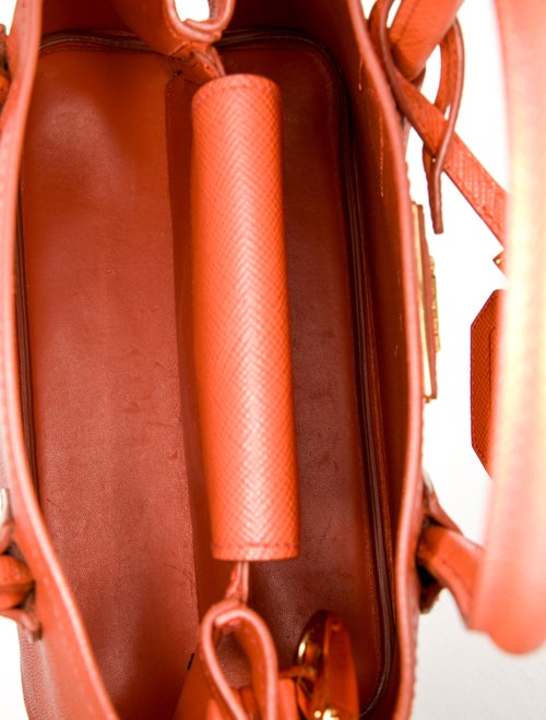 Prada Saffiano Lux Leather Top Handle Bag