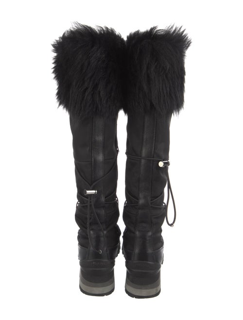 Prada Sport Faux Fur Trim Boots