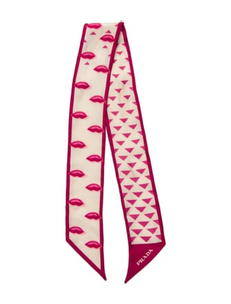 Prada Silk Printed Scarf