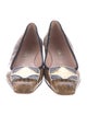 Prada Lizard Animal Print Ballet Flats