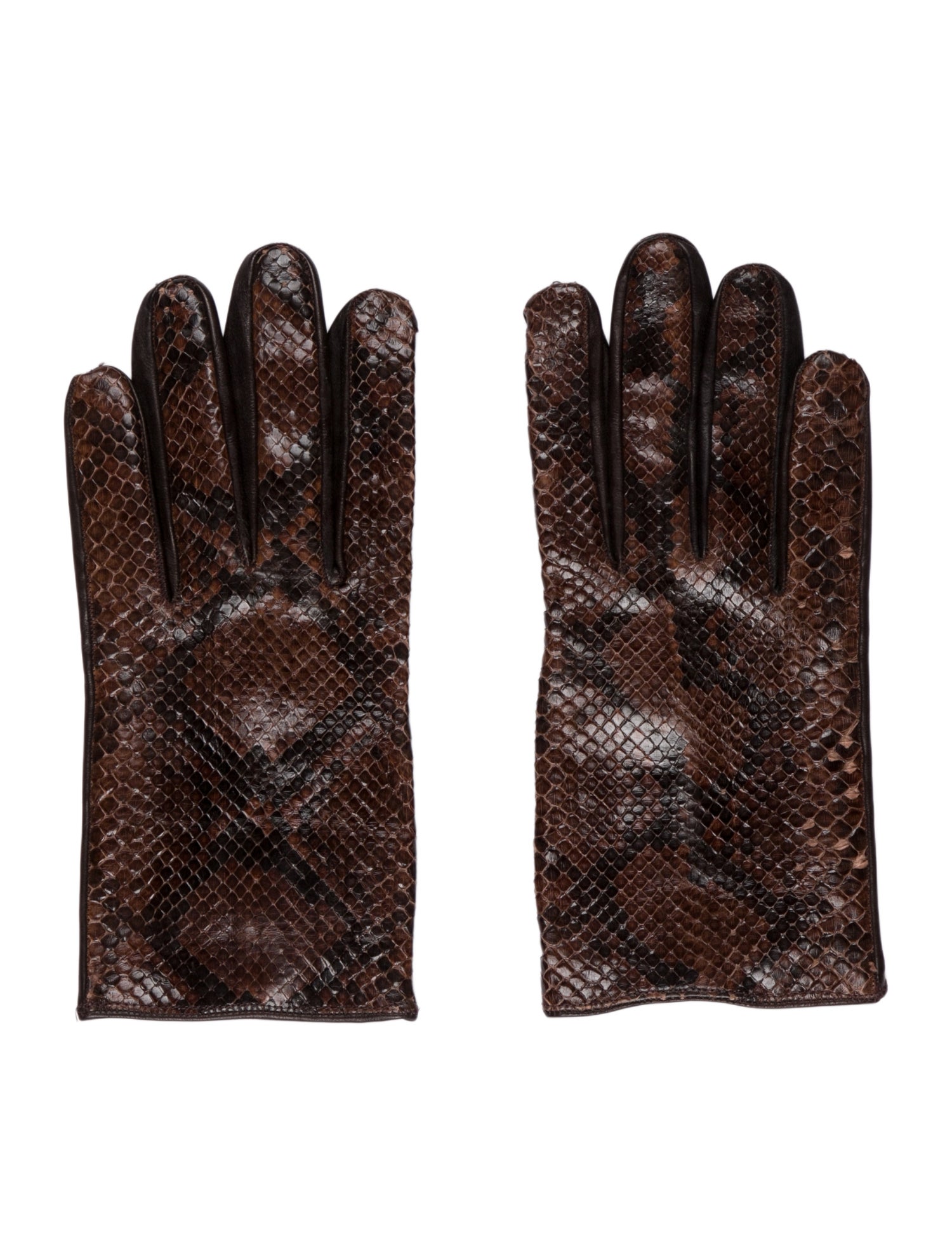 Prada Python Gloves