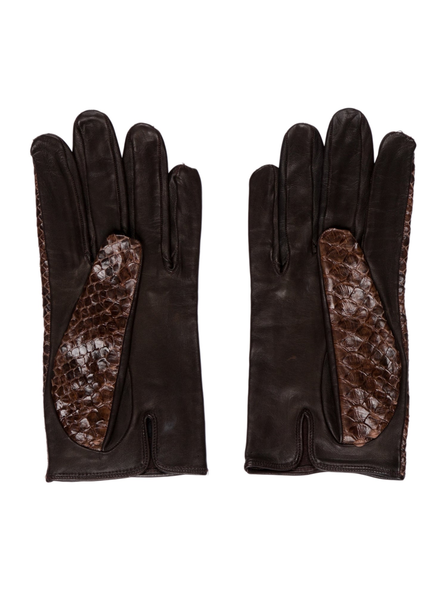 Prada Python Gloves