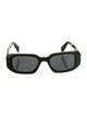 Prada Square Tinted Sunglasses