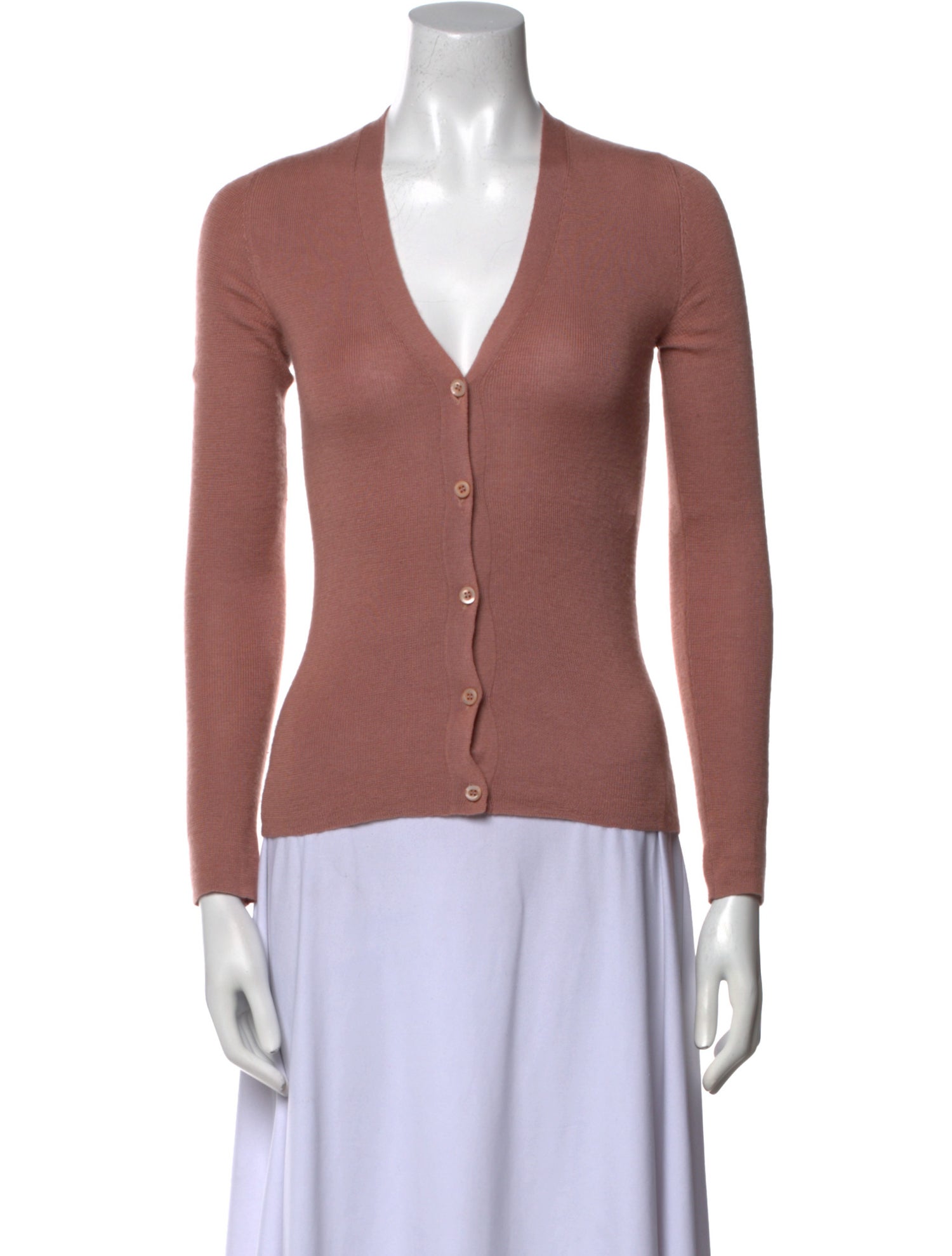 Prada Cashmere V-Neck Top