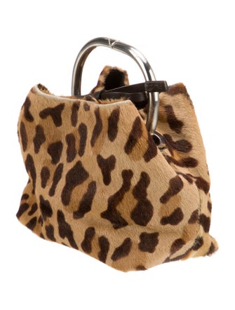 Prada Enameled Metal Triangle Ring