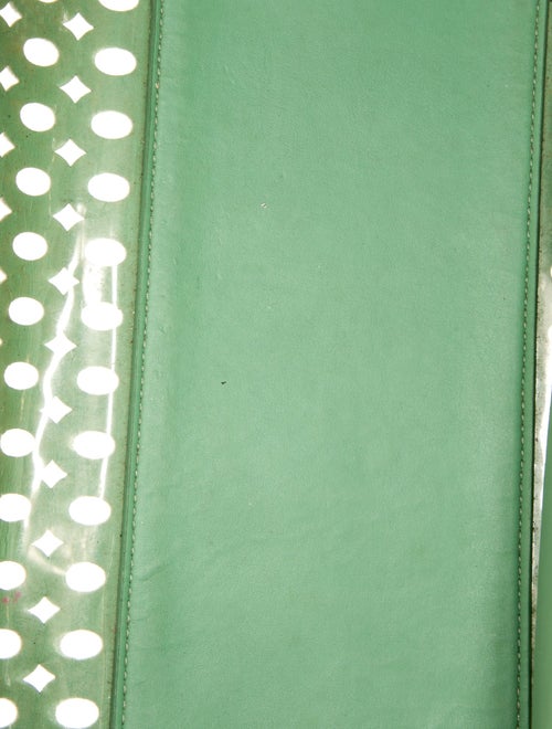 Prada Saffiano Vernice Fori Leather Top Handle Bag