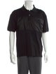 Prada 2022 Enameled Metal Triangle Polo Shirt