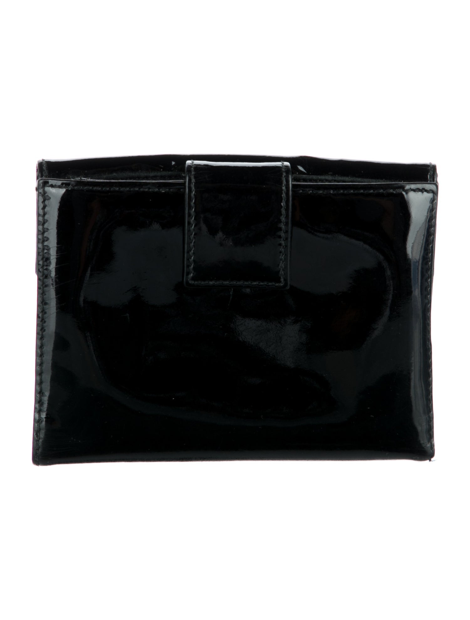 Prada Patent Leather Compact Wallet