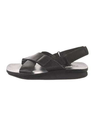 Prada Leather Slingback Sandals