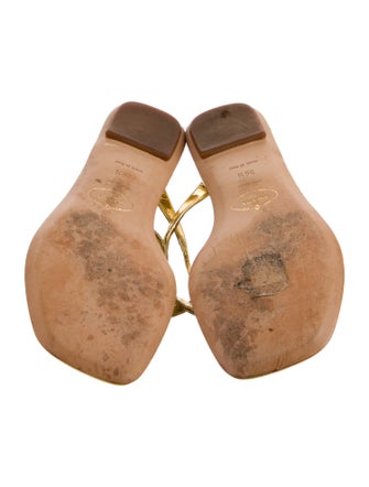 Prada Patent Leather Flip Flops