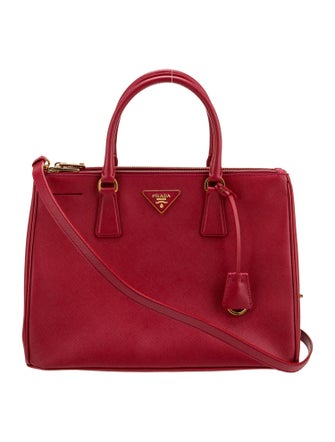 Prada Saffiano Leather Galleria Double Zip Medium