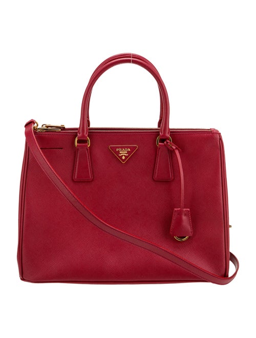 Prada Saffiano Leather Galleria Double Zip Medium
