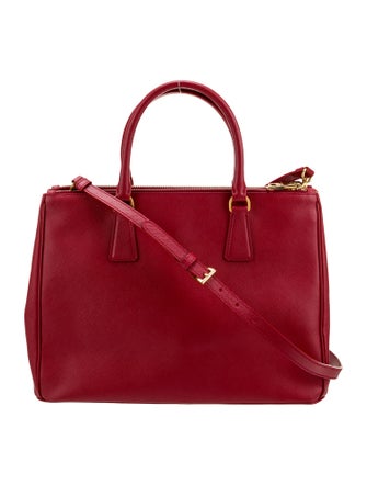 Prada Saffiano Leather Galleria Double Zip Medium