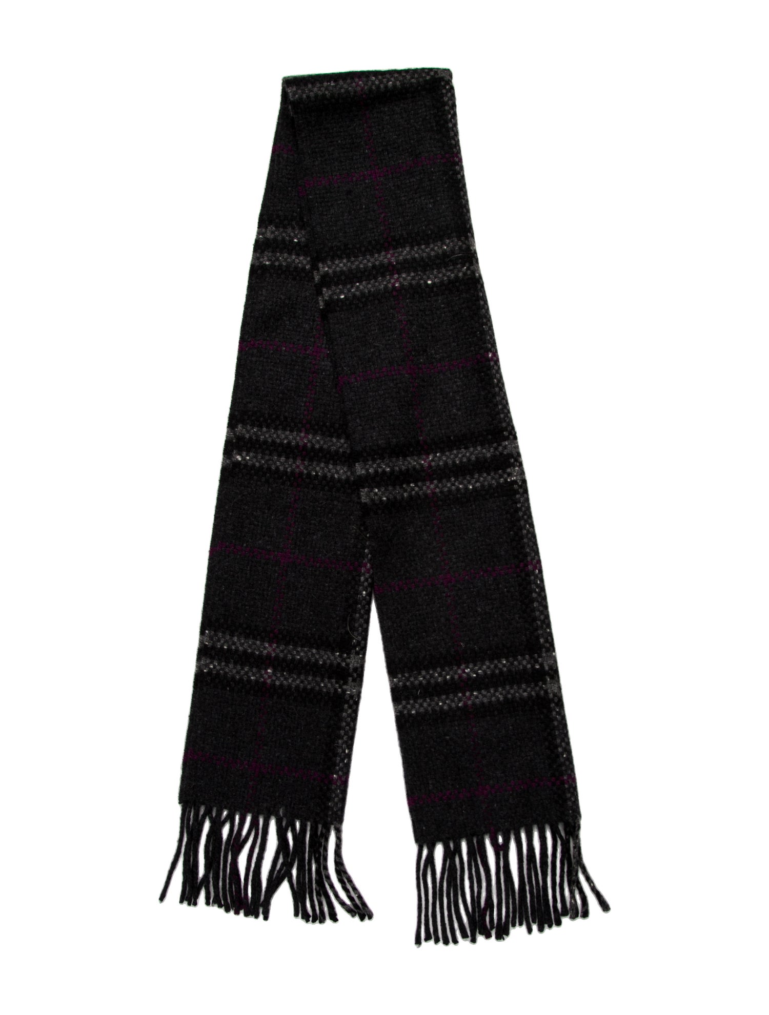 Burberry London Cashmere Striped Scarf