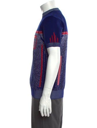 Prada 2018 Colorblock Pattern T-Shirt