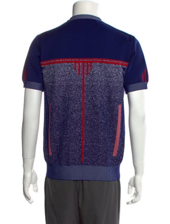 Prada 2018 Colorblock Pattern T-Shirt