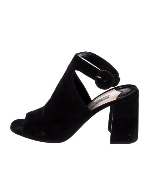 Prada Suede Slingback Sandals