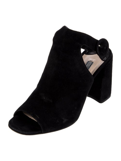 Prada Suede Slingback Sandals