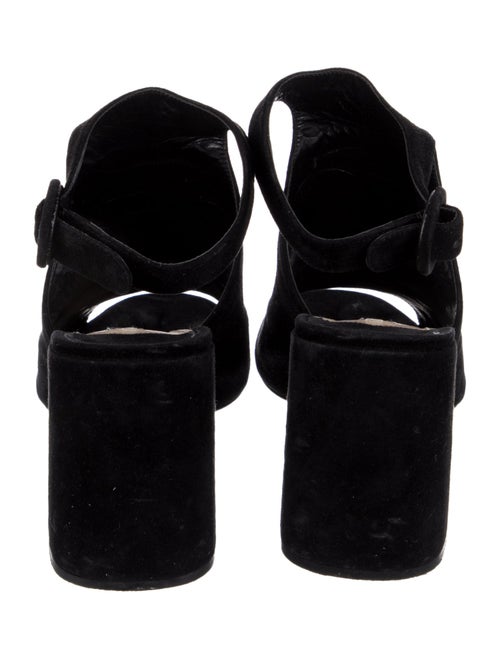 Prada Suede Slingback Sandals