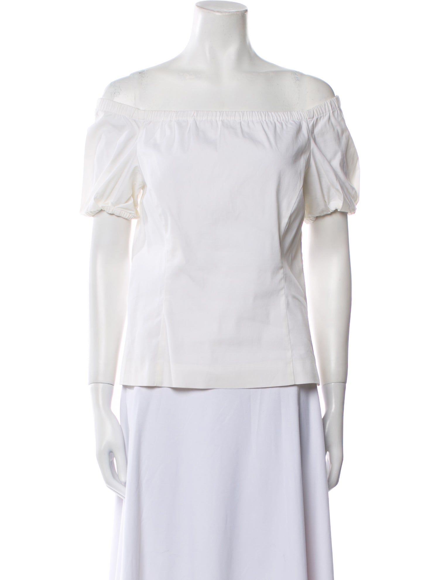 Prada 2011 Off-The-Shoulder Blouse