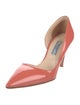 Prada Patent Leather D'Orsay Pumps
