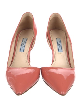 Prada Patent Leather D'Orsay Pumps