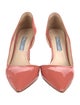Prada Patent Leather D'Orsay Pumps