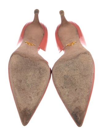 Prada Patent Leather D'Orsay Pumps