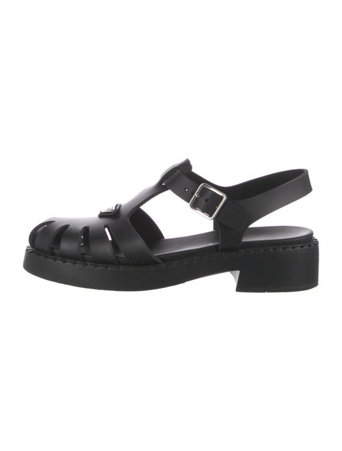 Prada Rubber Gladiator Sandals